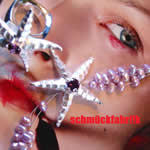 ring seestern<br/>collier seesterne<br/>925/000 silber<br/>synthetisch zirkonia<br/>süsswasserperlen